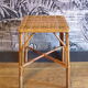 Square rattan stool 1930