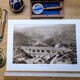 The Pont du Gard, vintage, photo print from 1935.