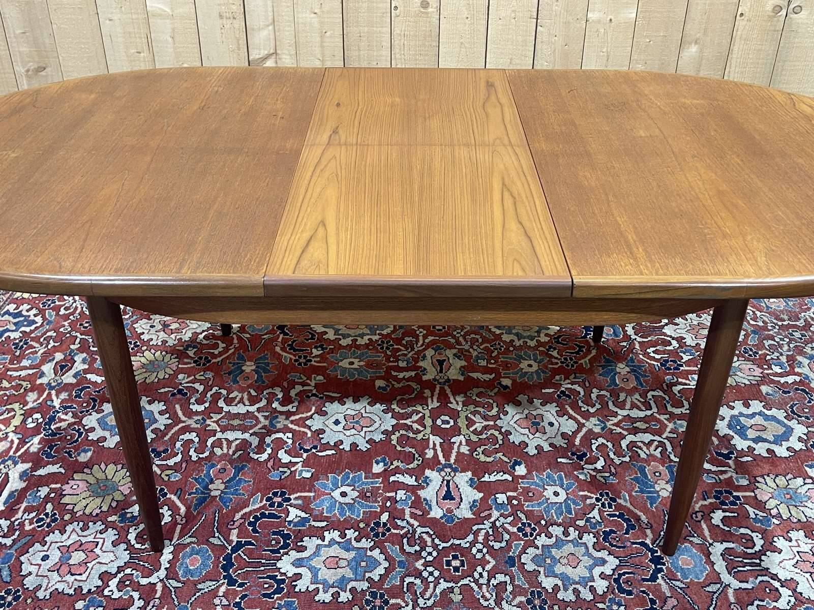 G-Plan teak dining table with butterfly extension