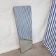 Vtg Mid Century Floor Standing Wall Mirror Danish Scandi Design Retro 70s 40x106cm
