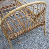 Cot basket rattan
