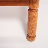 Table basse en pin par Sven Larsson, Suède 1960