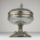 Antique glass bowl with a bronze base, Italy, 1920s