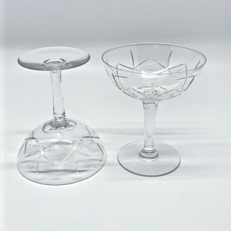 Crystal champagne glass