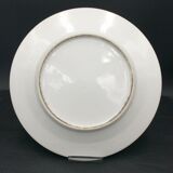 Porcelain plate of Paris Initials ECP XIXth
