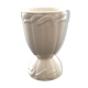 White vase with wheat decoration.