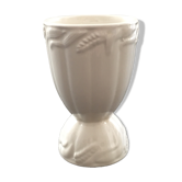 Vase blanc décor blé