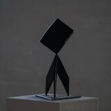 Abstract decorative Scandinavian metal sculpture from the mid-20th century, around the 1950s.