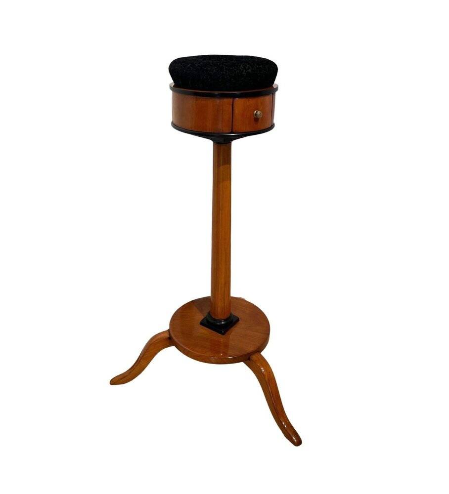 Biedermeier Sewing Stand in Cherrywood, South Germany, 1825