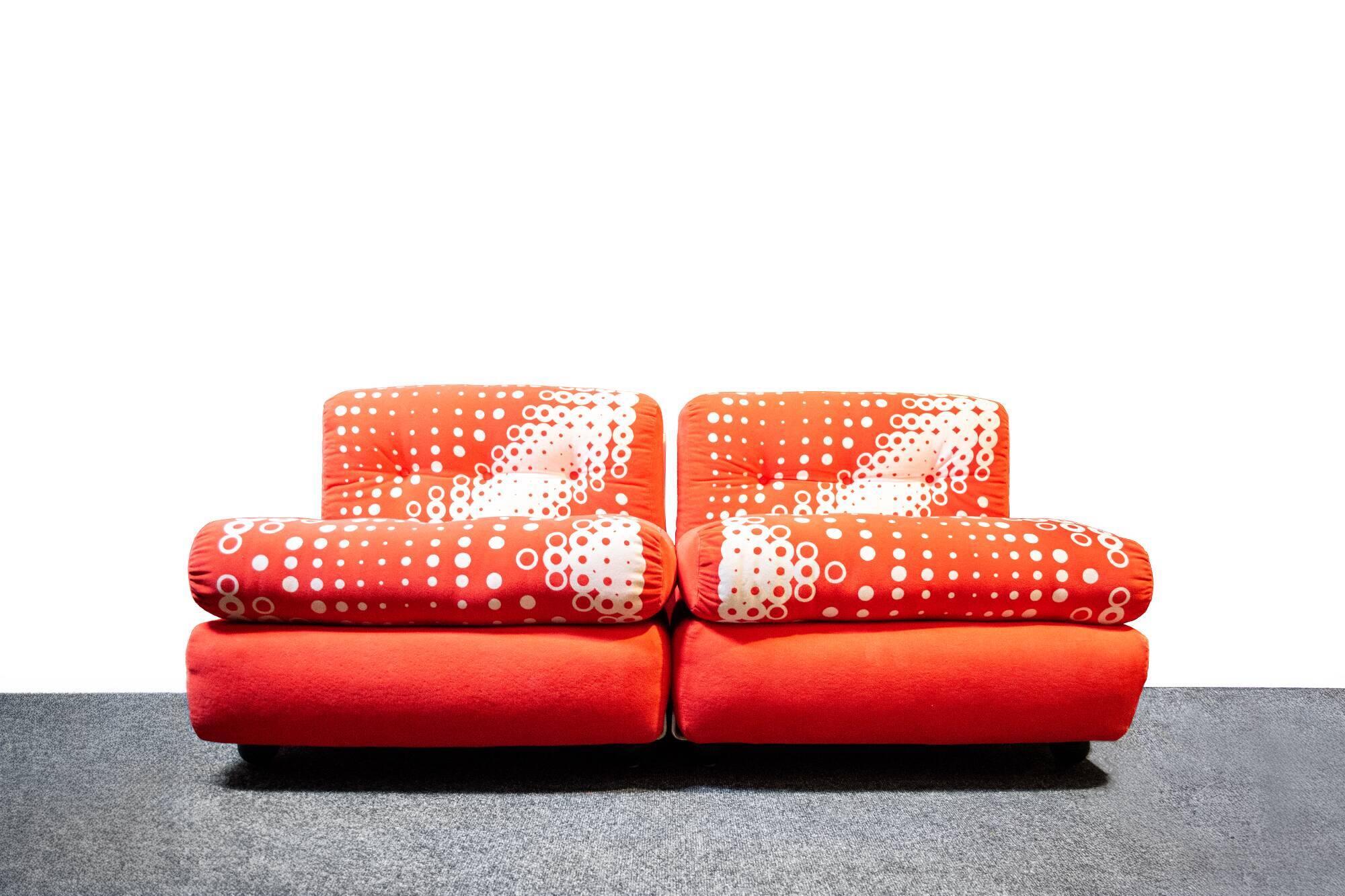 Amanta Lounge chairs by Mario Bellini and Gaetano Pesce C&b Italia 1966
