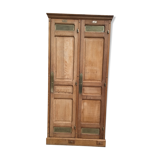 Former Bank of France 2 oak cabinet