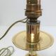 Pair of tripod lamps gilded bronze fondeur Poussielgue-Rusand