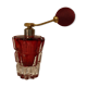 Red crystal perfume spray and red pump.