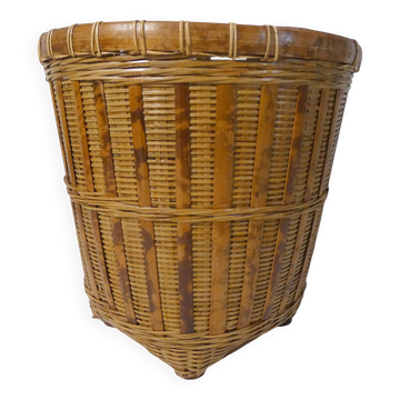 rattan and bamboo flowerpot cover