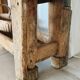 Solid wood carpenter's workbench