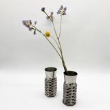 Pair of “compression” vases by jacques moniquet – 1970s