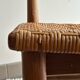 Chaise tressée vintage