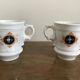 Pair of Napoleon III firebrand cups