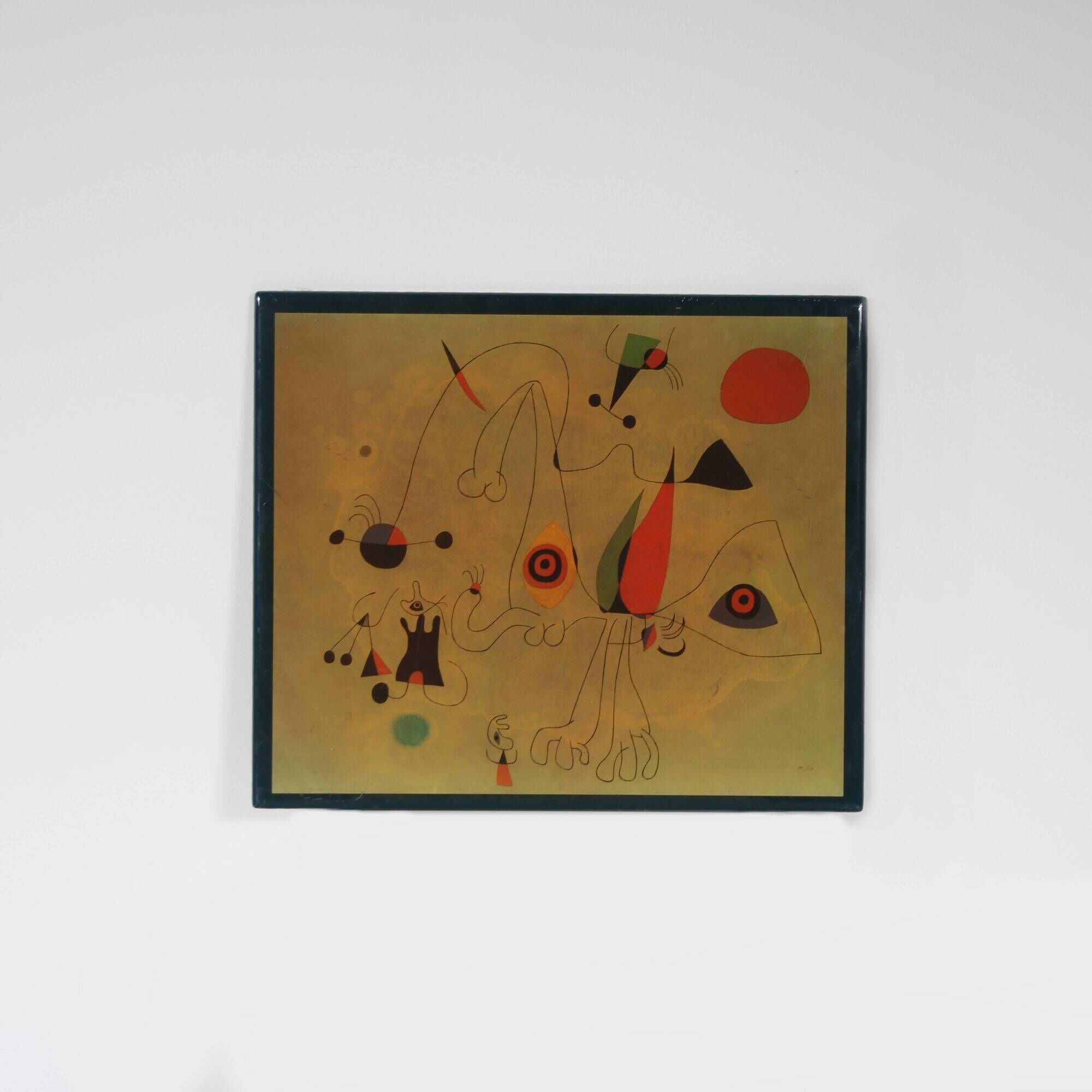 1970s Artwork after Miro’s “Women and Birds at Sunrise”
