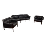Sofa and 2 armchairs set by Arne Norell Sweden 1960s