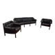 Ensemble de canapé et 2 fauteuils par Arne Norell Suède années 1960