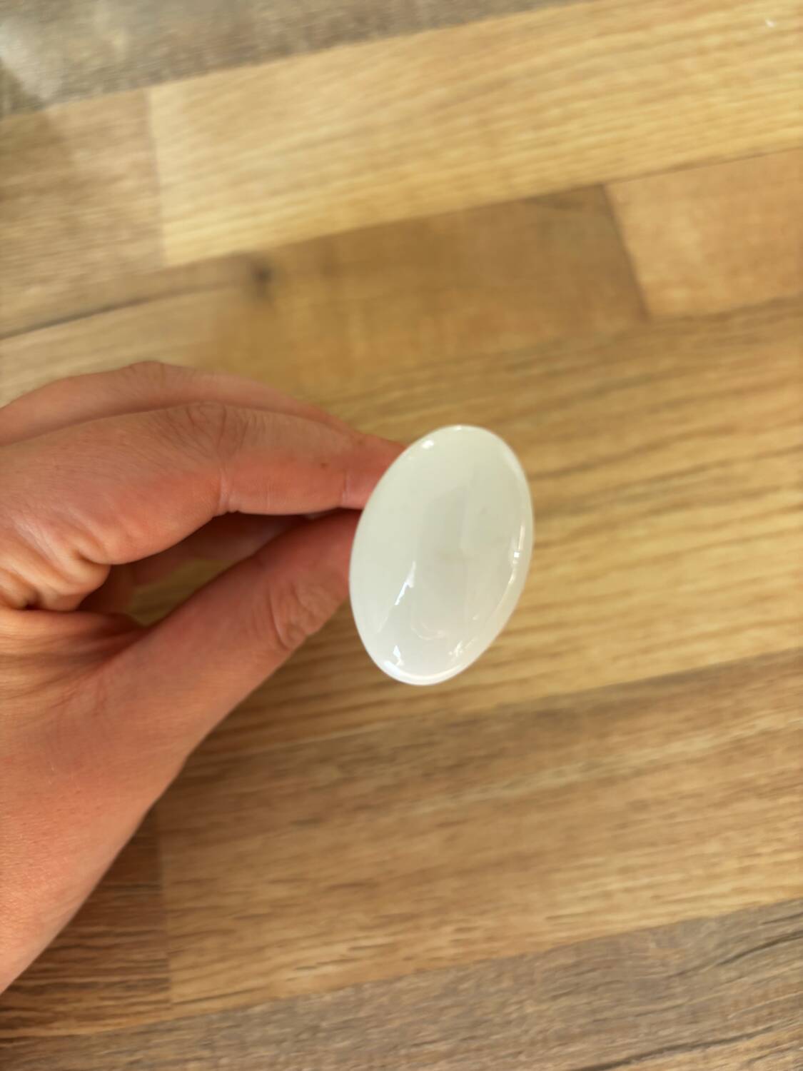 Antique porcelain bathroom toilet lock knob