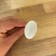 Antique porcelain bathroom toilet lock knob