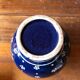 Pair of vase old gmundner keramik ceramic blue & white austria vintage