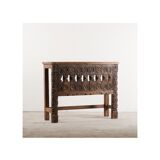 Console en bois massif sculptée
