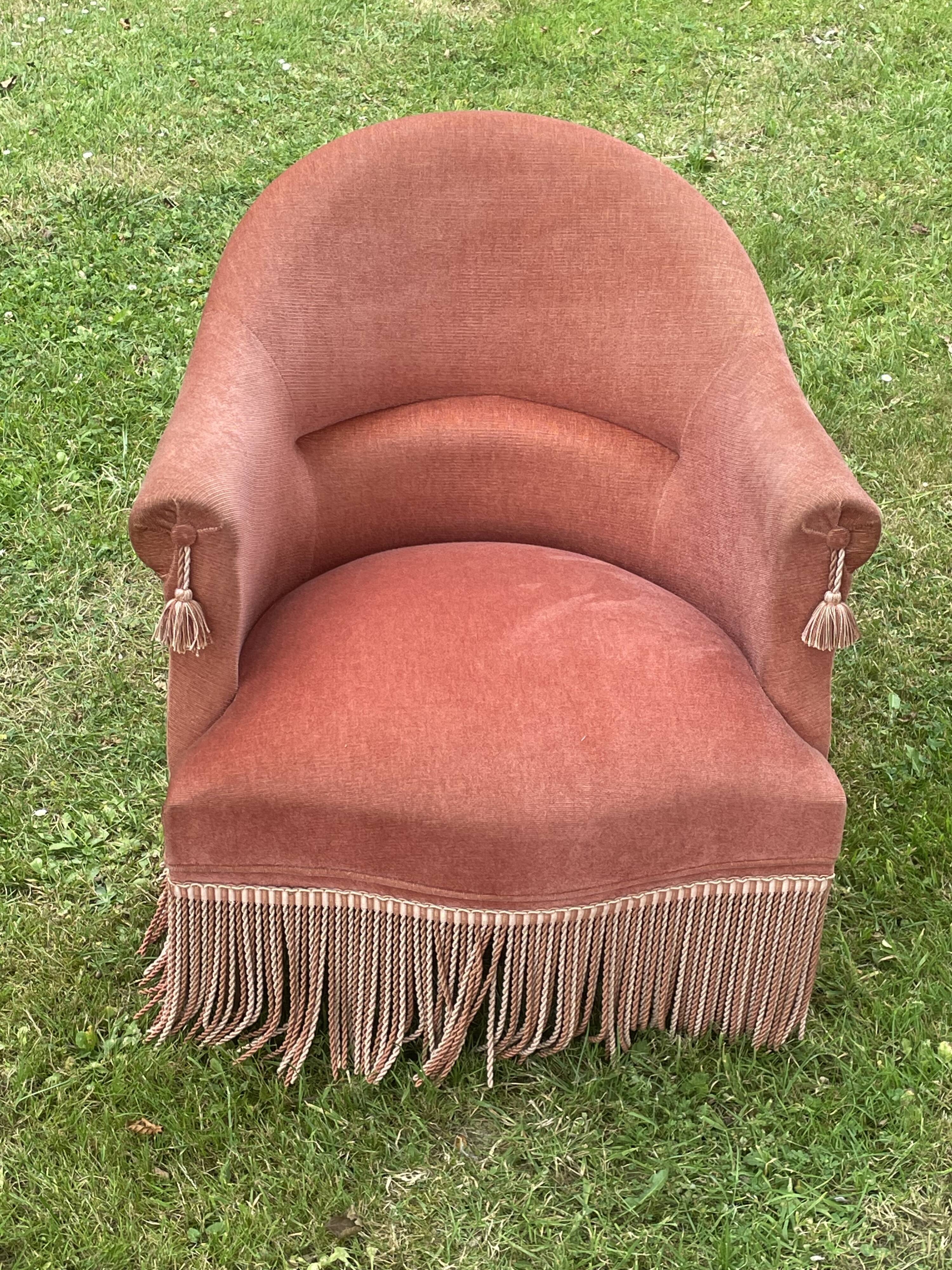 Armchair Toad old pink