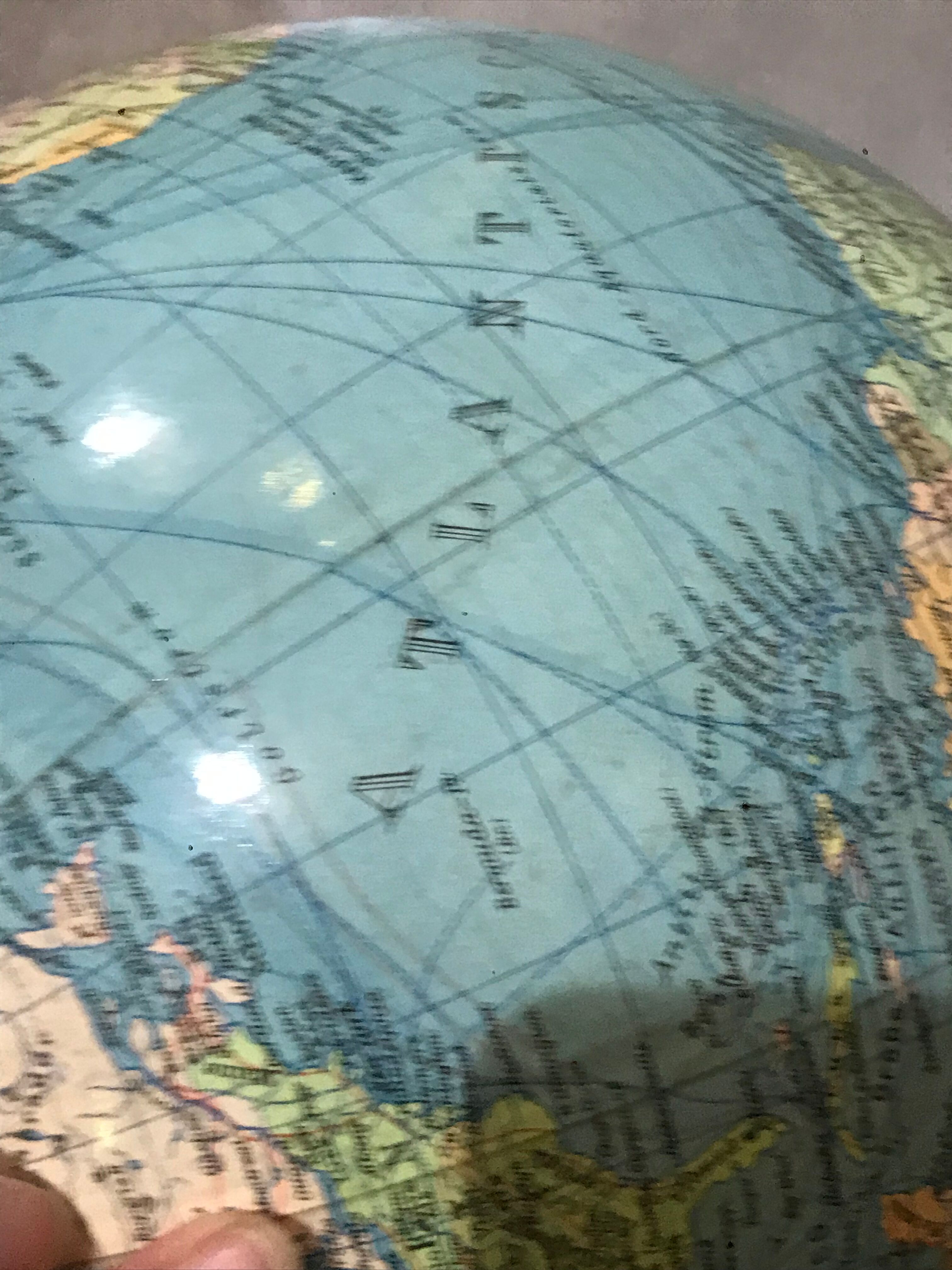 Ancient terrestrial globe