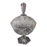 Cut crystal bonbonnière