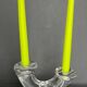 DAUM two-armed crystal chandelier