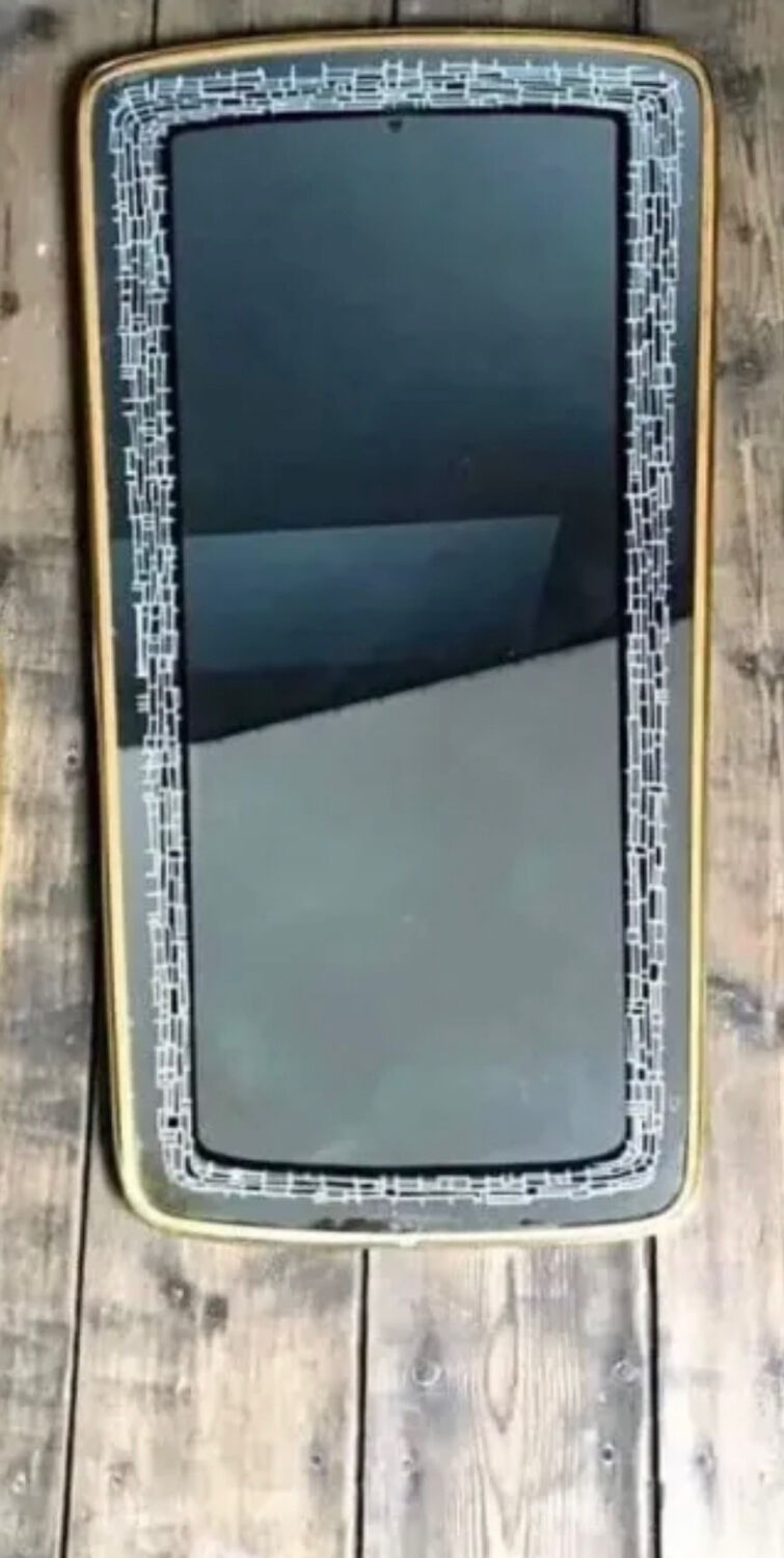 Large vintage mirror, old retro decoration