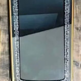 Grand miroir vintage, décoration rétro ancienne