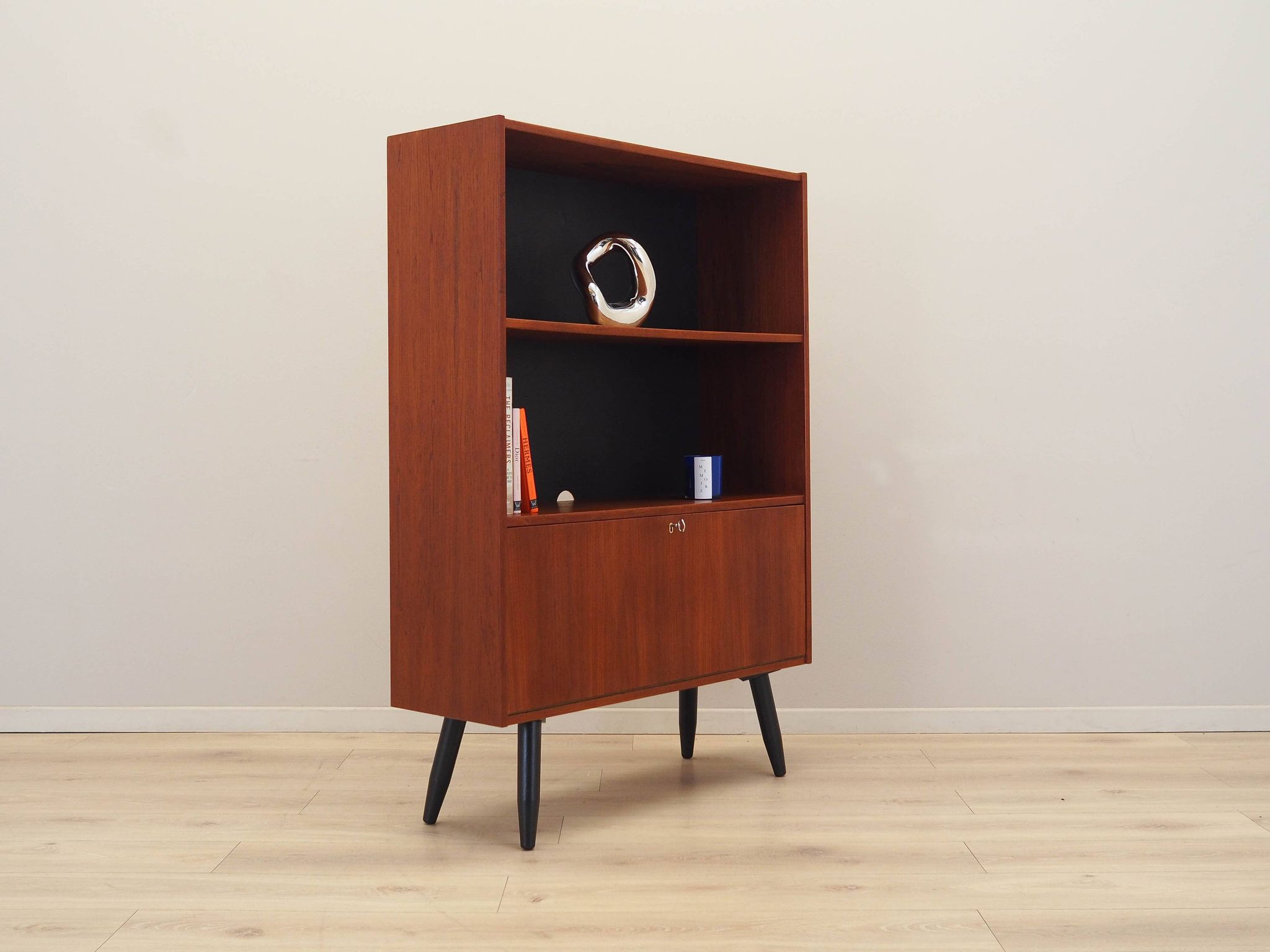 Teak bookcase, Danish design, 1960s, manufactured in Denmark