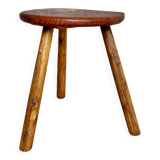 Old wooden farm stool