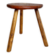 Old wooden farm stool