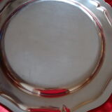 Round silver metal dish Christofle