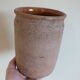 Ancien pot à graisse ou à miel en terre vernissée ocre