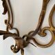 Pairs of sconces with 3 brass fires early XXth