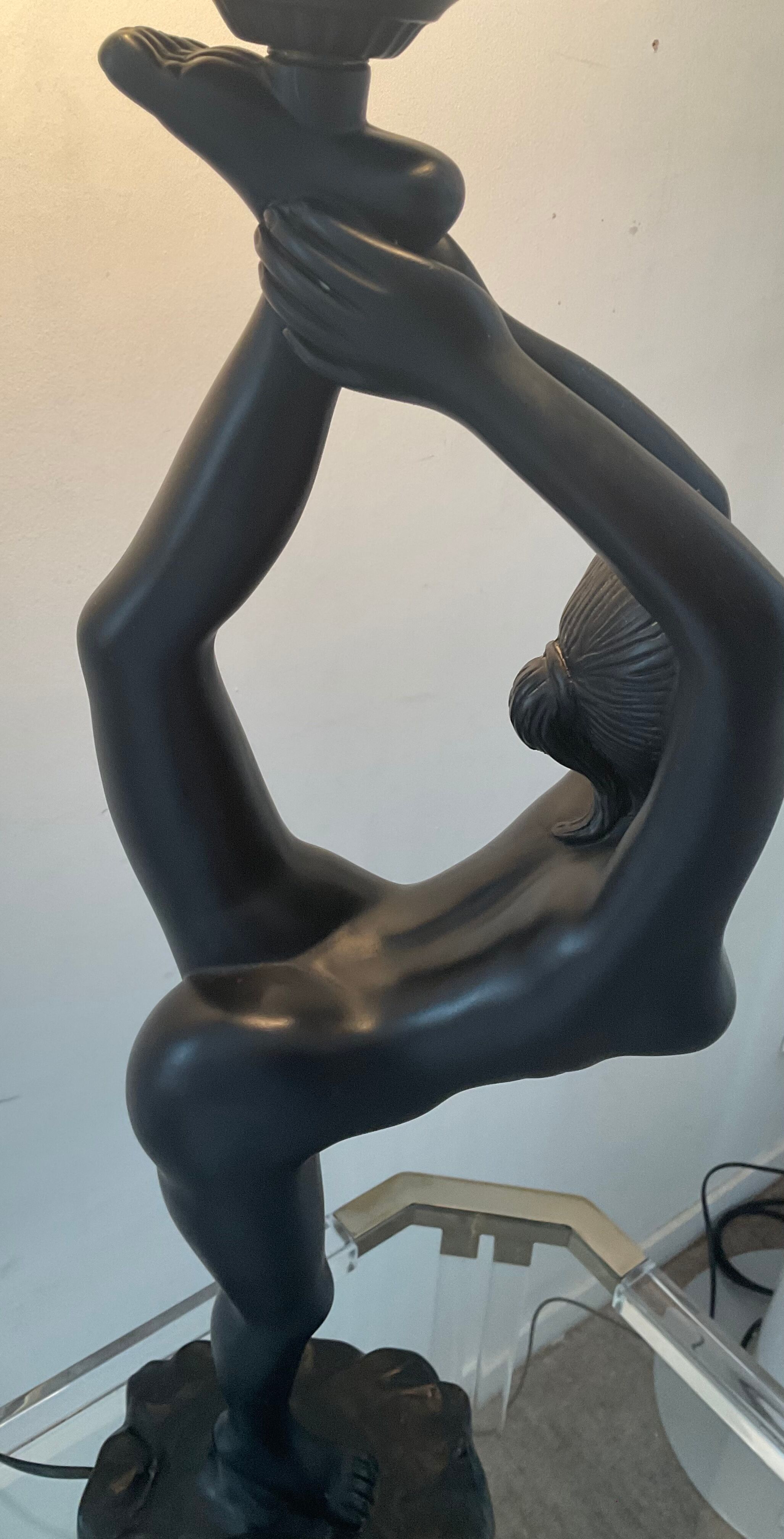 Vintage lamp Dancer of the 70s-80s Art Deco style