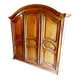 Three-door wardrobe