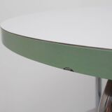 1930s loop table in chrome and formica