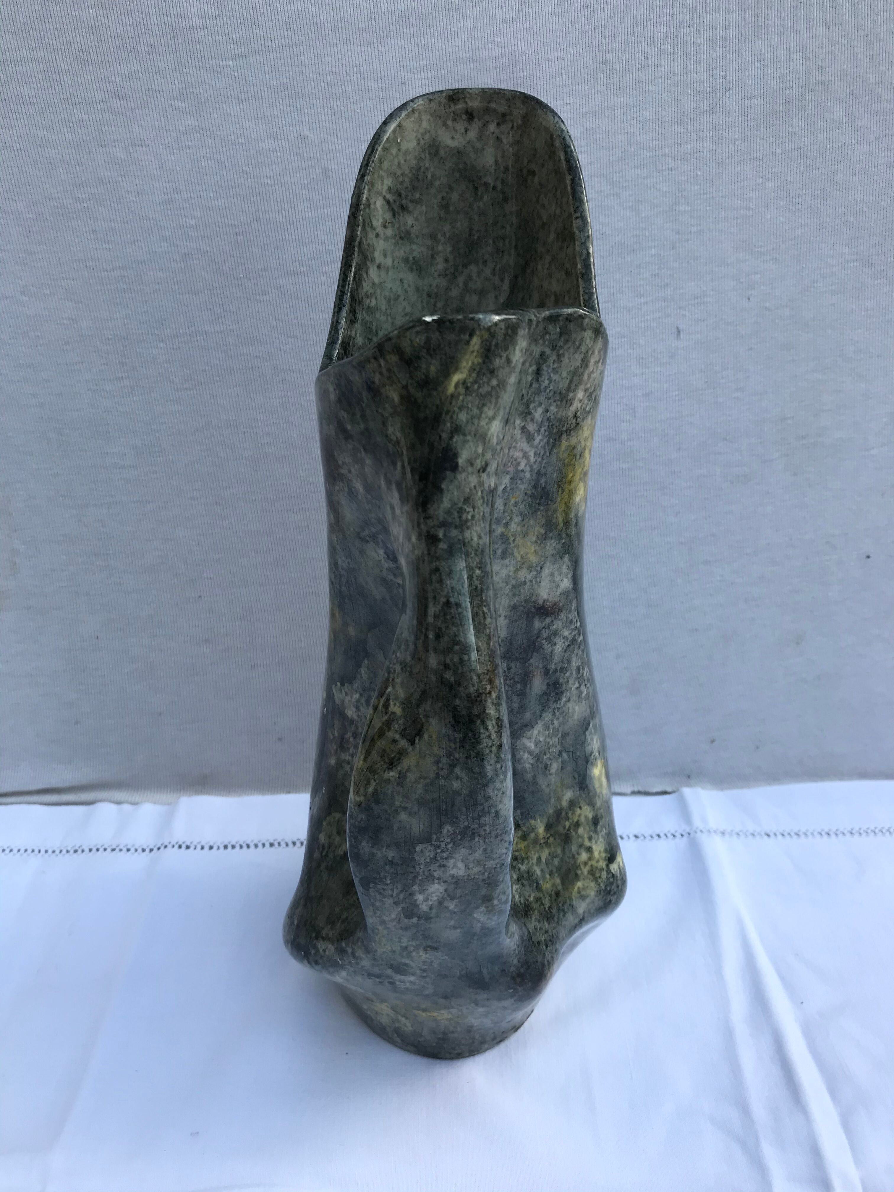 Former pitcher ceramics enameled grey