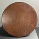 Midcentury brutalist wood turned side table, Charles Dudouyt style, 1950s
