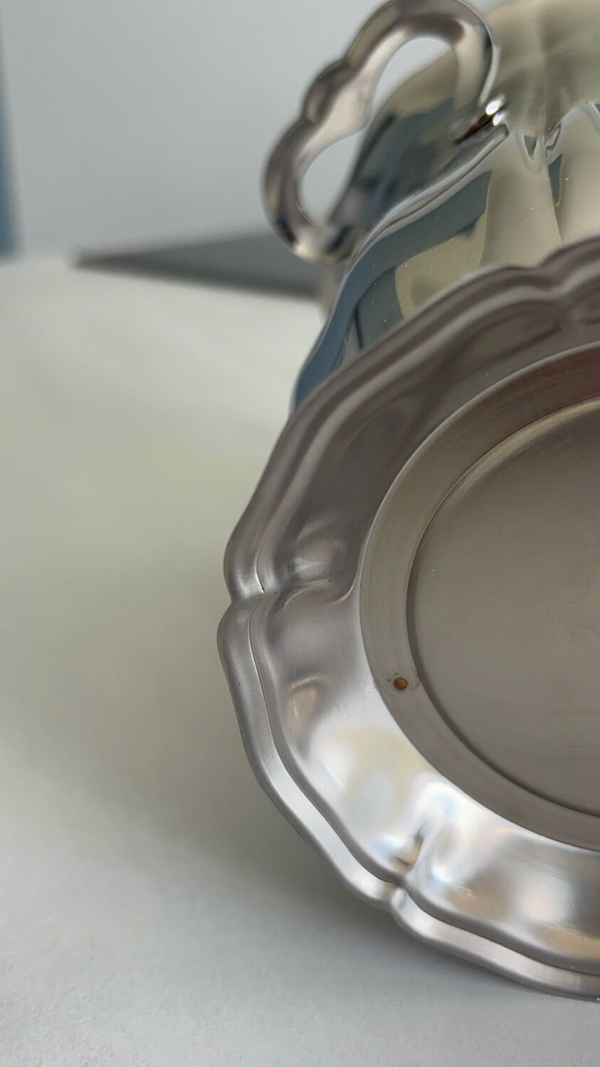 Vintage Guy Degrenne stainless steel ice bucket – ice tray with handles m