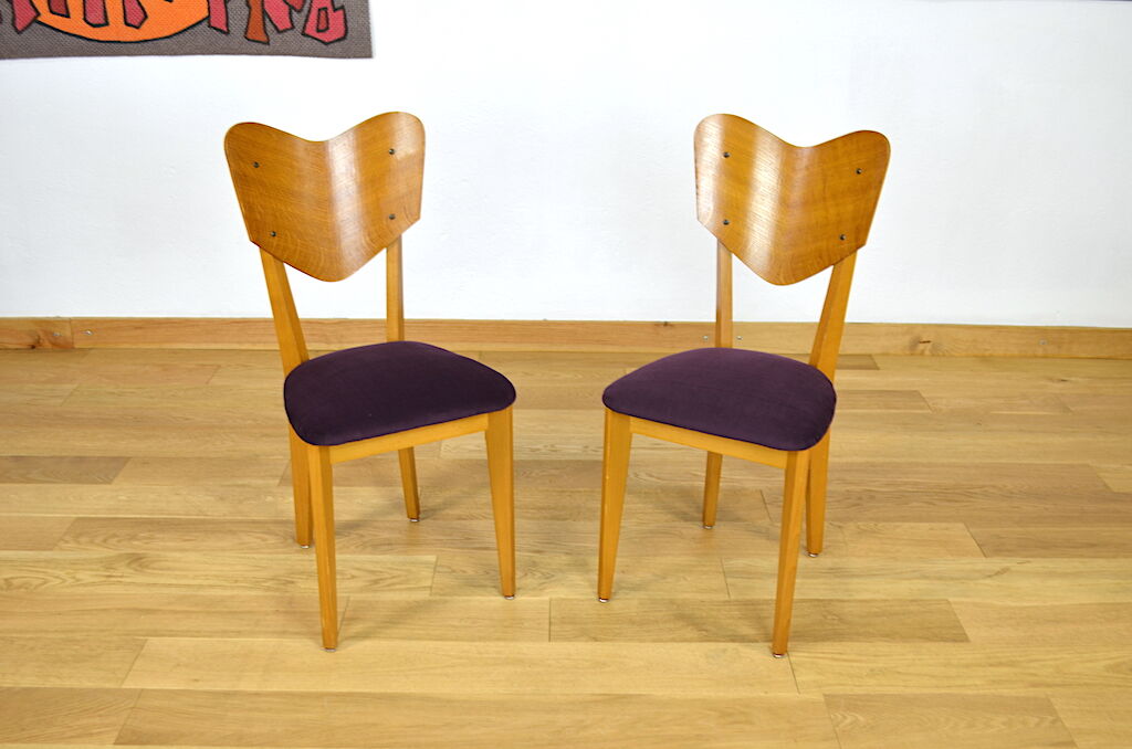 Paire de chaises 1950
