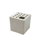 Studio Opi, White space age mod. Ikebana A ceramic vase / ashtray, Gabbiane