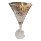 Flûte en cristal taillé